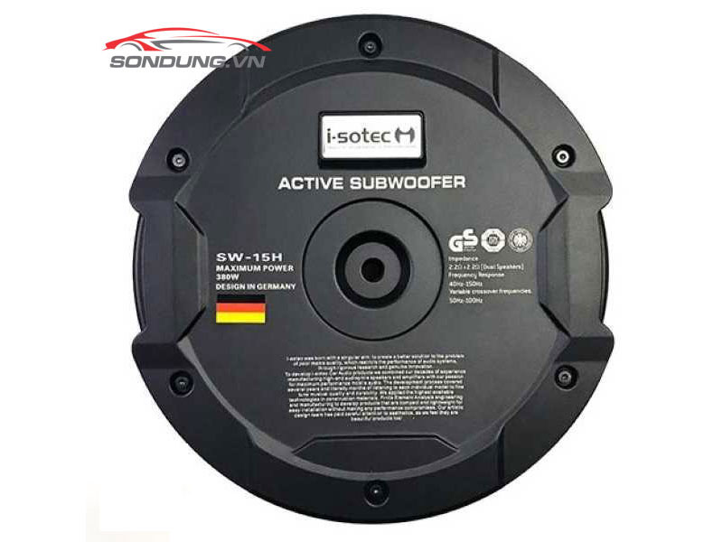 Loa sub lắp lốp dự phòng SW 15H