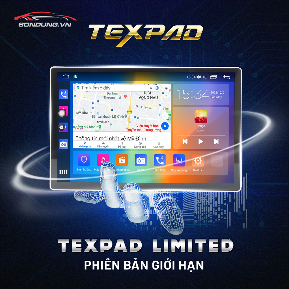 Màn hình Android ô tô TexPad TX8 Limited Edition