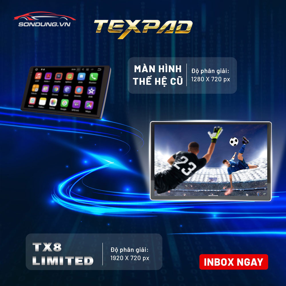 Màn hình Android ô tô TexPad TX8 Limited Edition