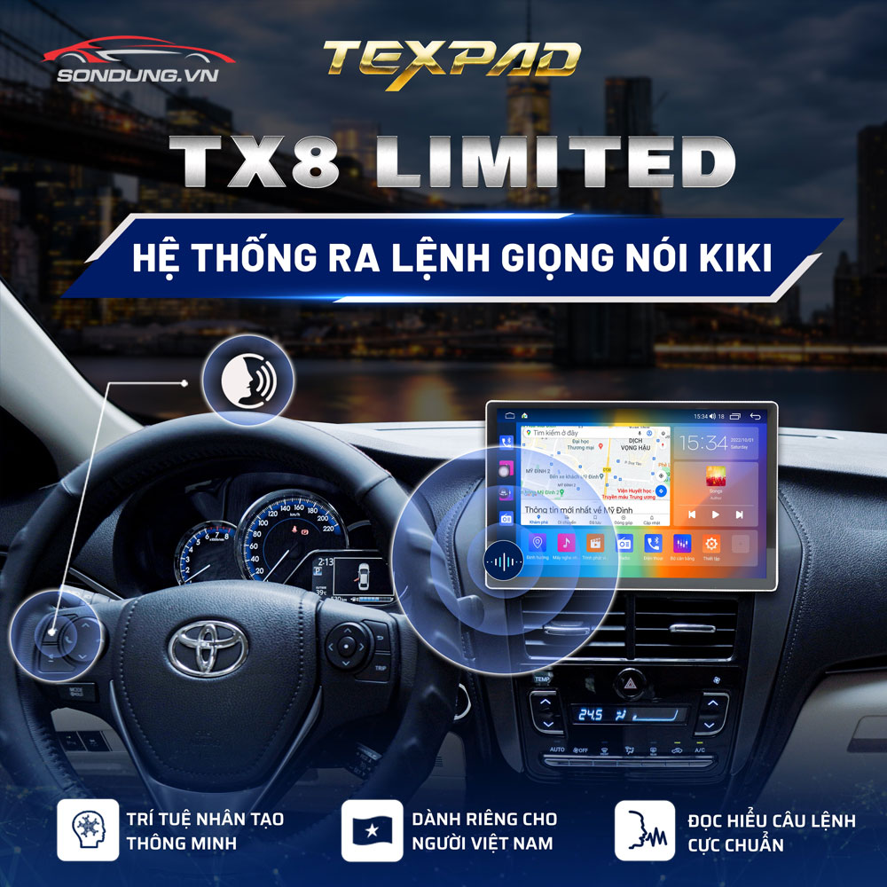 Màn hình Android ô tô TexPad TX8 Limited Edition