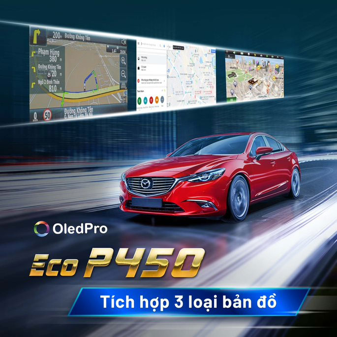 Màn hình Android ô tô OledPro Eco P450
