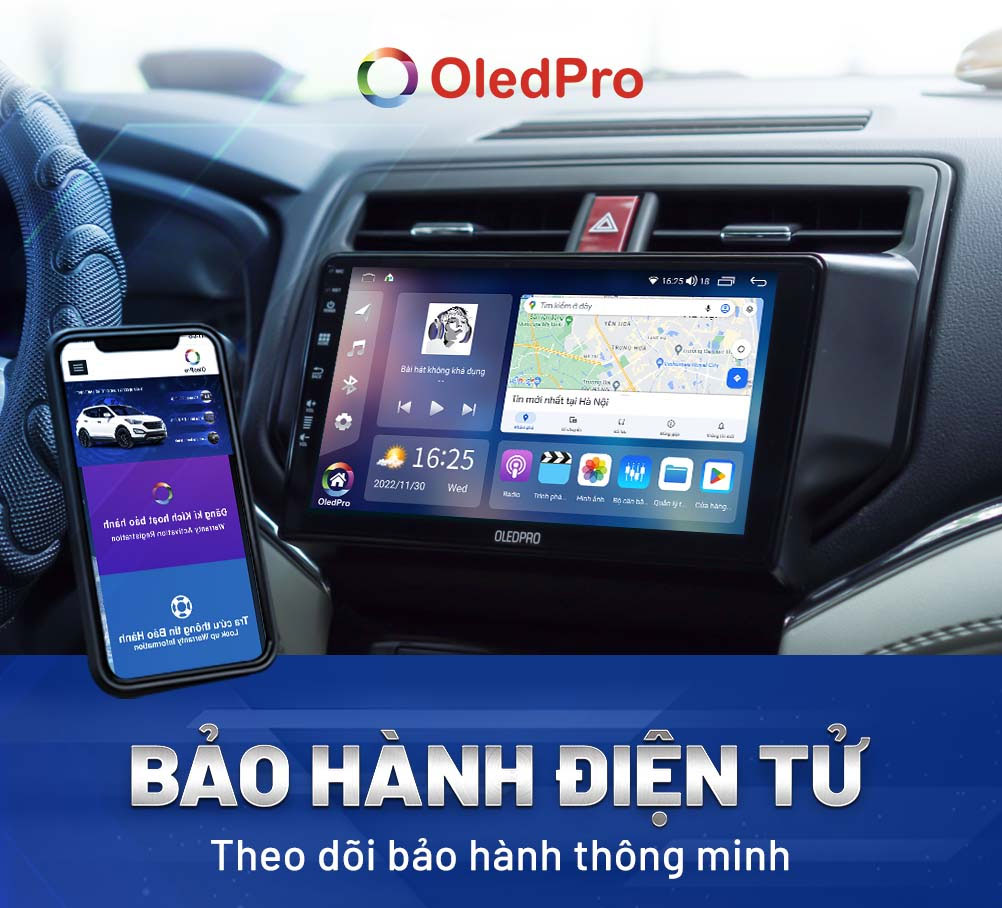 Màn hình Android ô tô OledPro Eco P450