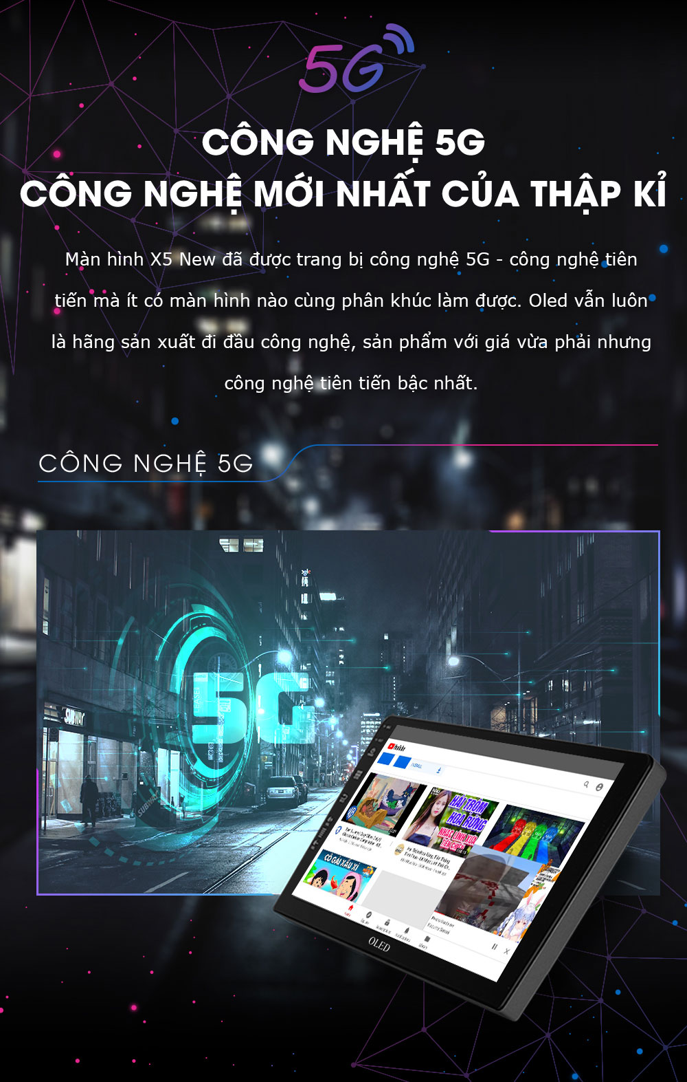 Màn Hình DVD Android OledPro X5 New