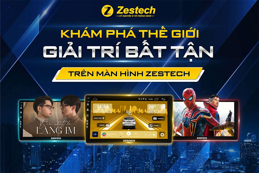 ứng dụng giải trí trên màn hình Zestech