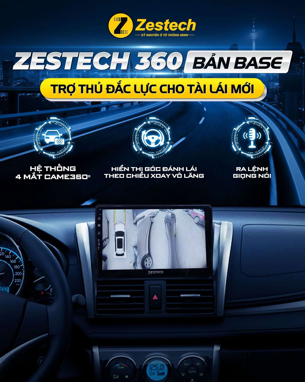 Màn hình ô tô Zestech ZT 360 Base