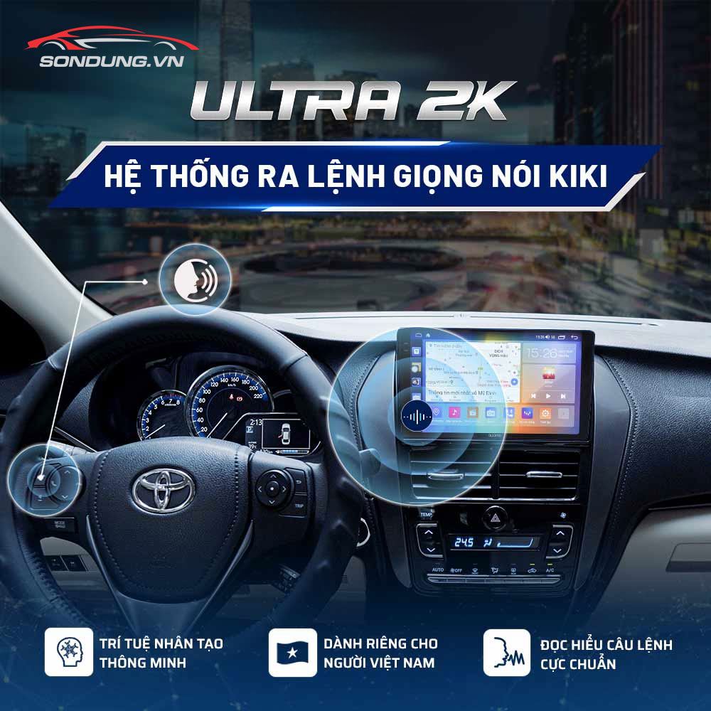 tính năng ra lệnh giọng nói trên màn hình oledpro ultra 2k